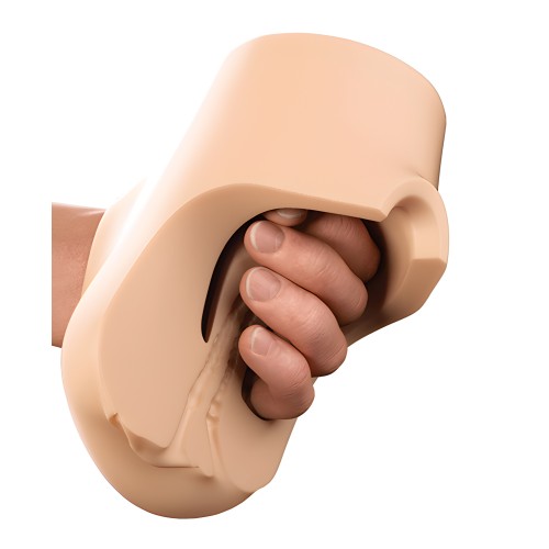 PDX Plus Doble Pounder Estimulador Vibrante - Claro