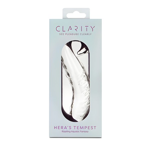 Clarity Glass Dildo - Hera's Tempest