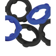 Oxballs Gearheads 5 Pack Spinner Rings - Blue/Black