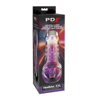 PDX Elite ViewTube XXL Estimulador LED Transparente EZ-Grip