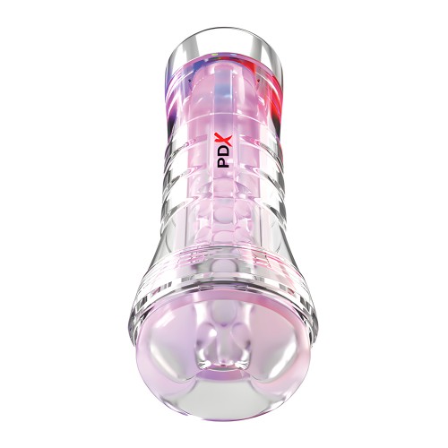 PDX Elite ViewTube XXL Estimulador LED Transparente EZ-Grip