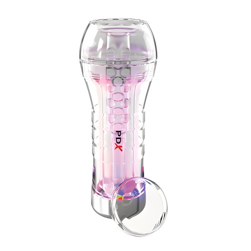 PDX Elite ViewTube XXL Estimulador LED Transparente EZ-Grip