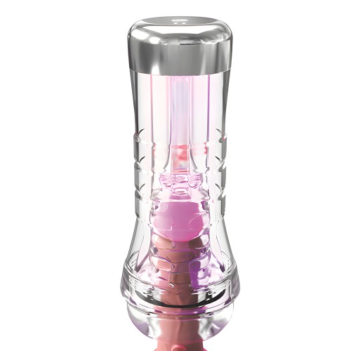 PDX Elite ViewTube XXL Estimulador LED Transparente EZ-Grip