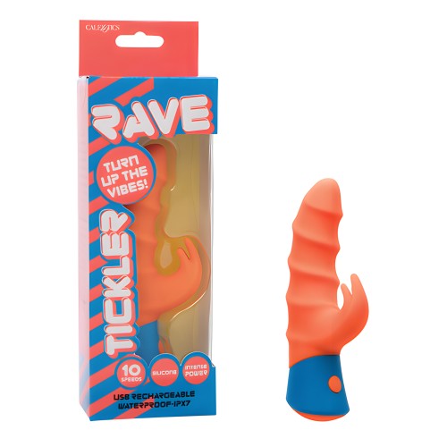 Rave Tickler Vibrator - Orange