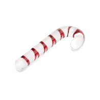 Glas Candy Cane Dream Dildo - 7.5"