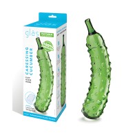 Glas 8.25" Dildo Caressing Cucumber
