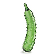 Glas 8.25" Dildo Caressing Cucumber