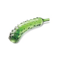 Glas 8.25" Dildo Caressing Cucumber