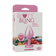 Plug de Metal Joyero Booty Bling - Mediano Rosa