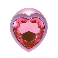 Booty Bling Jeweled Metal Plug - Medium Pink