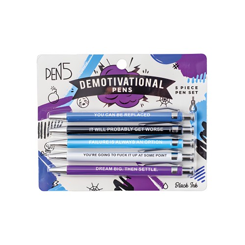 Bolígrafos Demotivacionales Wood Rocket