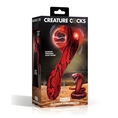 Creature Cocks Cobra Scepter Plasma Vibrator - Rojo/Negro