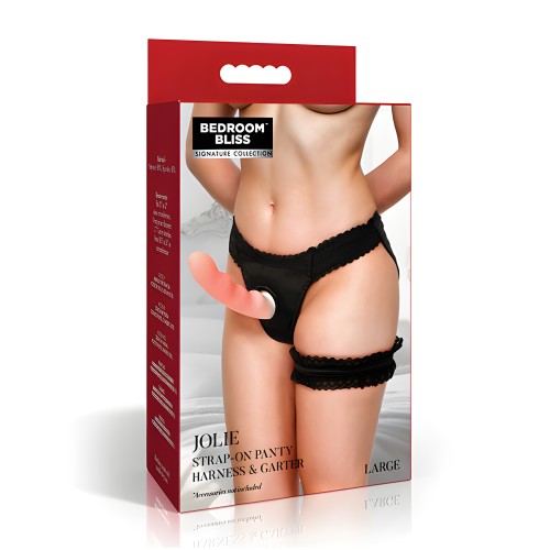 Bedroom Bliss Jolie Strap-On Panty Harness - Large