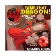 Creature Cocks Dragon Tamer Silicone Stroker - Red