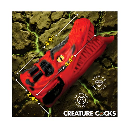Creature Cocks Dragon Tamer Silicone Stroker - Red
