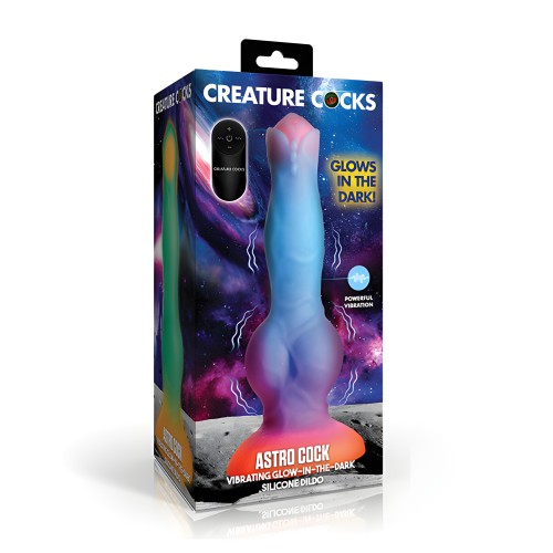 Creature Cocks - Dildo Vibrador Espacial Brilla en la Oscuridad