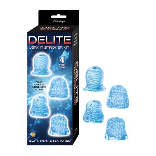 Delite Jerk It Stroker Kit - Blue