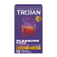 Condones Trojan Pleasure - Caja Asst. de 12