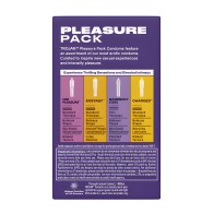 Condones Trojan Pleasure - Caja Asst. de 12