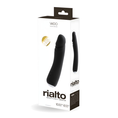VeDO Rialto Vibrador Recargable - Perla Negra