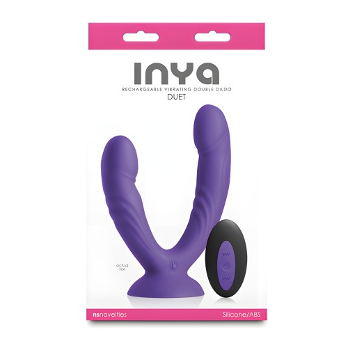 INYA Duet Vibrating Double Dildo - Purple