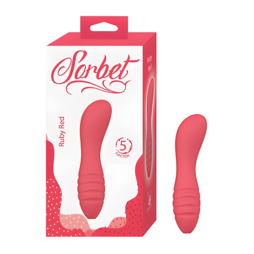Vibrador de Silicona Nasstoys Ruby Red