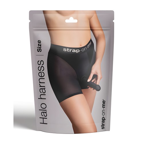 Strap On Me Halo Lingerie Harness - Black SM