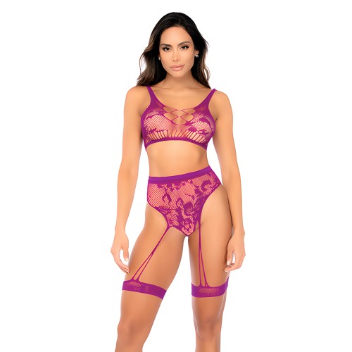 Floral Fishnet Set | Mapale