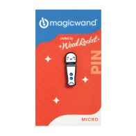 Wood Rocket Magic Wand Kawaii Micro Pin