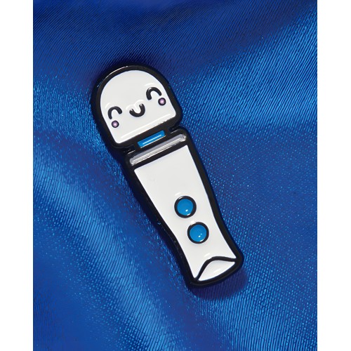 Wood Rocket Magic Wand Kawaii Micro Pin