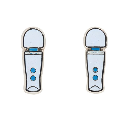 Wood Rocket Pendientes Micro Varita Mágica