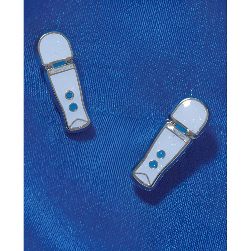 Wood Rocket Pendientes Micro Varita Mágica