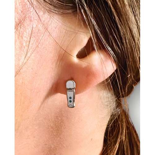 Wood Rocket Pendientes Micro Varita Mágica