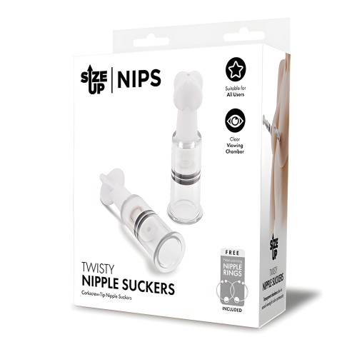 Size Up Twisty Nipple Suckers