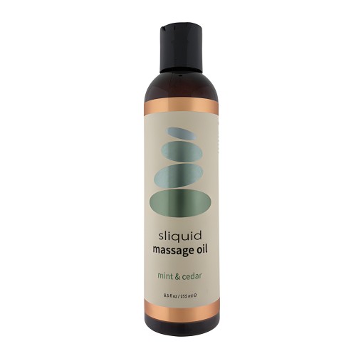 Sliquid Balance Massage Oil - Cedar Mint