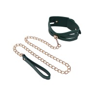 Sex & Mischief Indica Cutout Collar & Leash