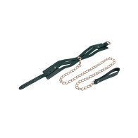 Sex & Mischief Indica Cutout Collar & Leash