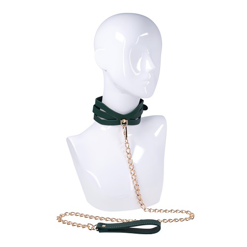 Sex & Mischief Indica Cutout Collar & Leash