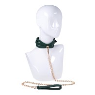 Sex & Mischief Indica Cutout Collar & Leash