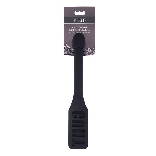 Edge CUNT Silicone Paddle - Black