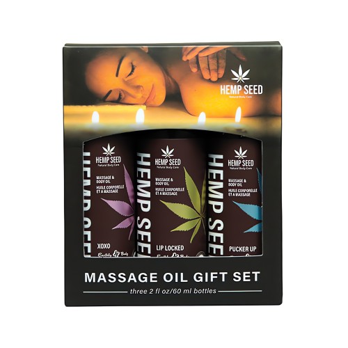 Earthly Body 2026 Valentines Massage Oil Gift Set