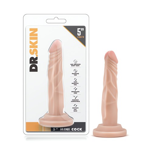 Blush Dr. Skin 5" Mini Cock - Beige