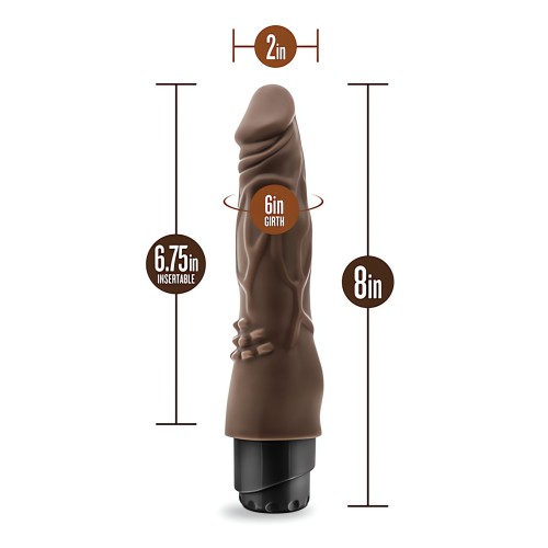 Blush Dr. Skin Cock Vibe - Chocolate