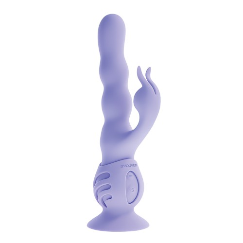Evolved Wiggly Bunny Purple Vibrator - Multi-Function & Speeds
