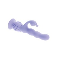 Evolved Wiggly Bunny Purple Vibrator - Multi-Function & Speeds