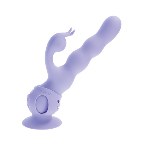 Evolved Wiggly Bunny Purple Vibrator - Multi-Function & Speeds
