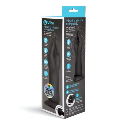 b-Vibe 10.5 Inch Vibrating Silicone Hand Fisting Dildo