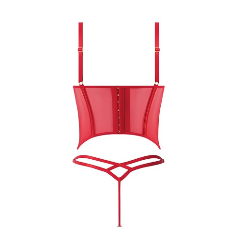 Ashley Alexiss Bustier - Red 3X/4X
