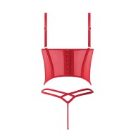Ashley Alexiss Bustier - Red 3X/4X