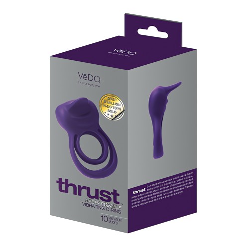 VeDO Thrust Anillo C-Doble Recargable - Púrpura